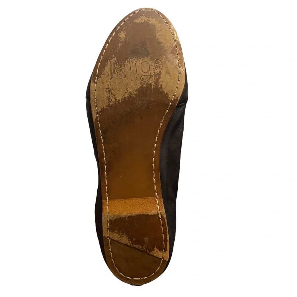 Latino Aztec Leather Flats - Picture 3 of 7